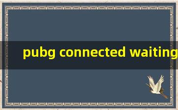 pubg connected waiting for response